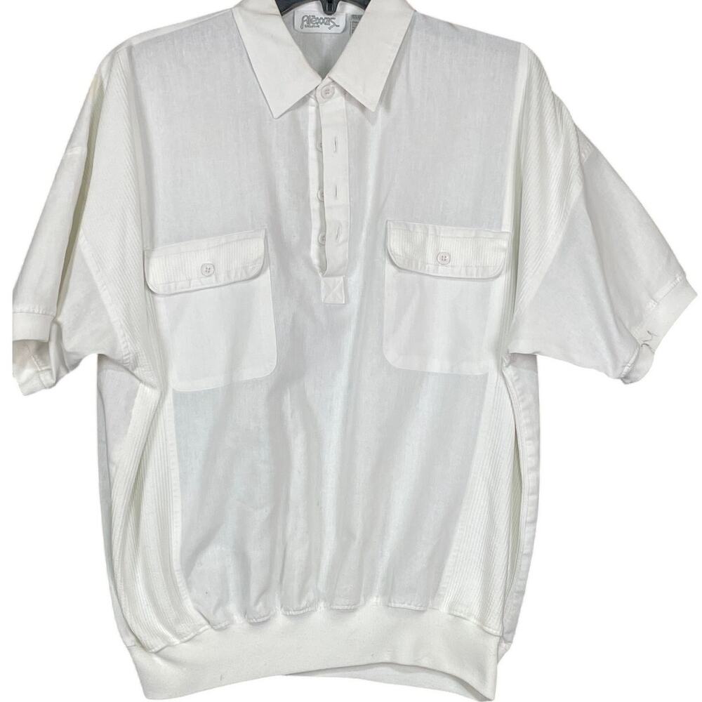 Vintage Men's S/S banded waist shirts L size bundle of 3 shirts